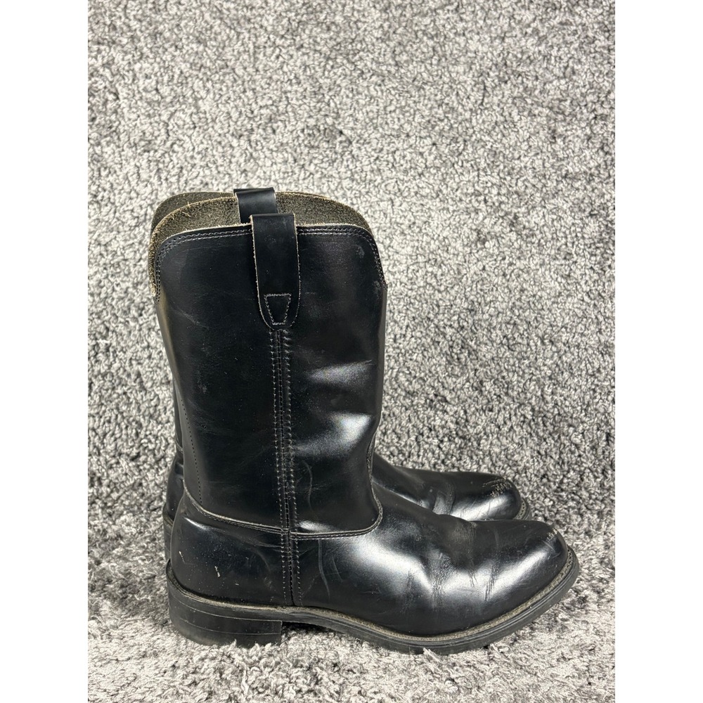 Vintage Biltrite Neoprene Motorcycle Boots Black Leather Made in USA Mens 10.5 D